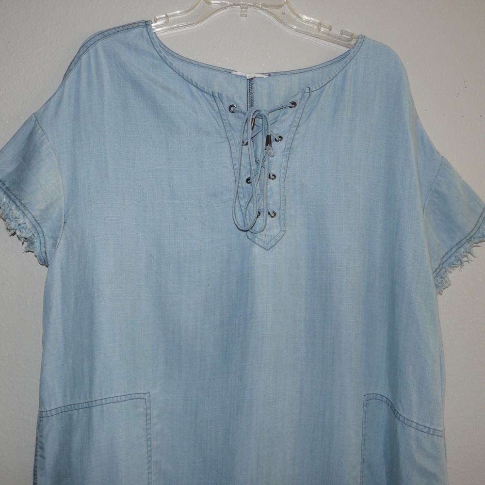 DENIM DRESS - Picture 7 of 8